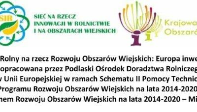 Zapraszamy do uczestnictwa w wyjeździe studyjnym pt.: „Wykorzystanie lawendy  w  innowacyjnym krótkim łańcuchu żywnościowym” organizowanym przez Podlaski Ośrodek Doradztwa Rolniczego w Szepietowie 27-28  września 2021 roku