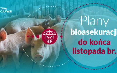 Plany bioasekuracji do końca listopada br.
